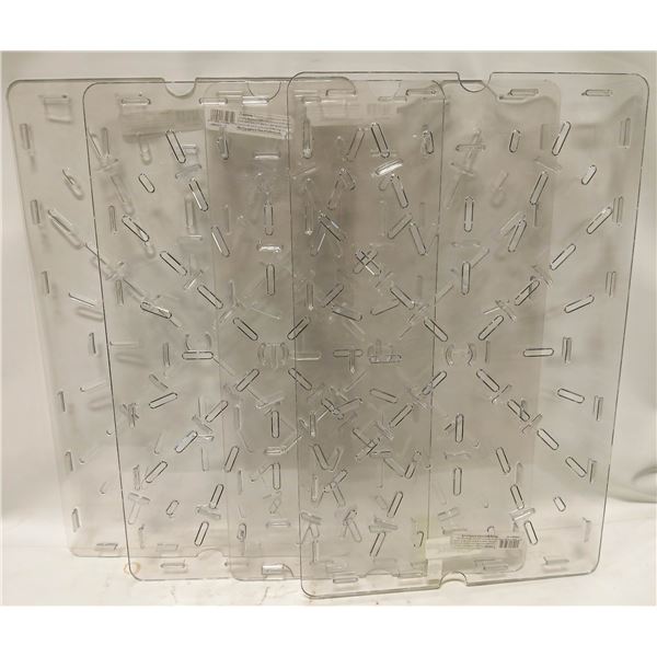 4 NEW CAMBRO 1826DSCW FULL SIZE POLYCARB DRIP PANS