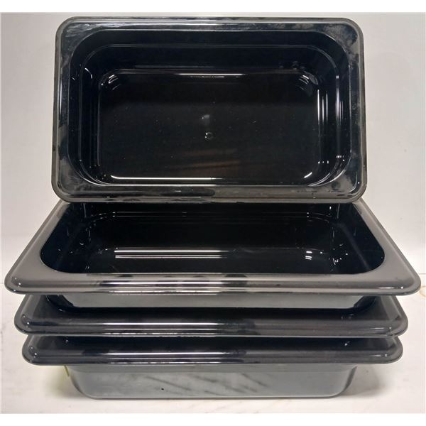 FOUR NEW CAMBRO 1/4 SIZE CAMWEAR POLY INSERTS 2.5"