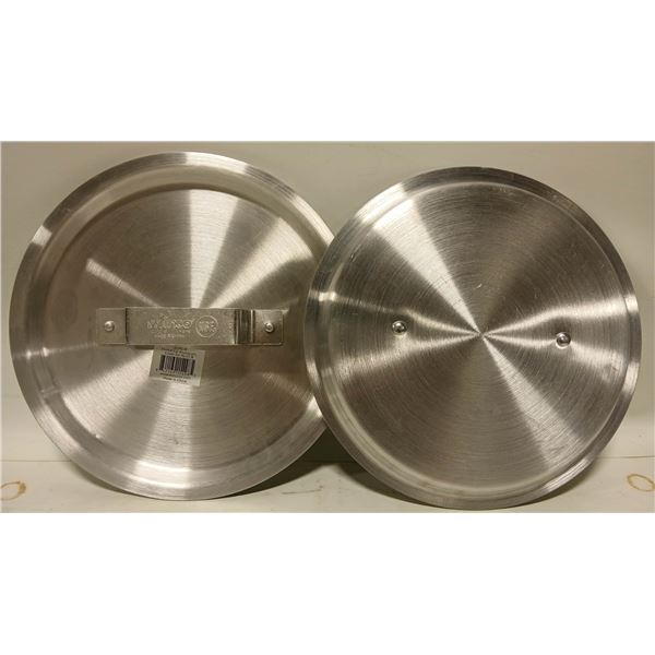 TWO NEW WINCO ALPC-8 ALUMINUM STOCK POT LID