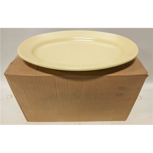 CASE OF 12 MISTRAL MELAMINE OVAL PLATTERS - NEW