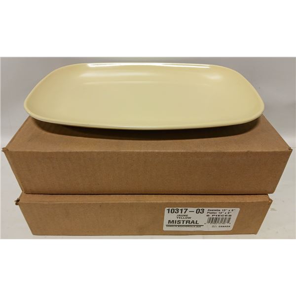 DOZEN MISTRAL MELAMINE ASSIETTE PLATTER - NEW