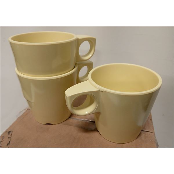 CASE OF 24 MISTRAL MELAMINE TASSE 10 OZ CUP - NEW