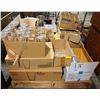 Image 3 : PALLET OF ASSORTED GLASSWARE AND RESTAURANT MISC.