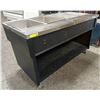 Image 3 : QUEST 4 WELL STEAM TABLE ON CASTERS - 2000W