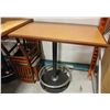 Image 1 : SEVEN ASSORTED BAR HEIGHT TABLES