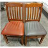 Image 1 : 15 RED & BLACK DINING HEIGHT CHAIRS