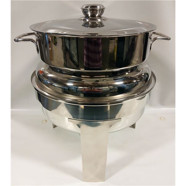 NEW STAINLESS STEEL 10L TAPERED CIRCULAR CHAFING