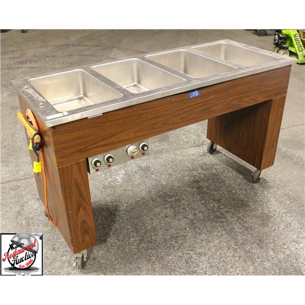 5' VOLLRATH 4 WELL STEAM TABLE - 2060W