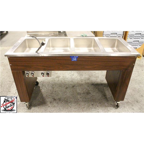 5' VOLLRATH 4 WELL STEAM TABLE - 2060W