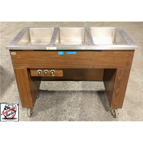 VOLLRATH 3 WELL STEAM TABLE - 1545W
