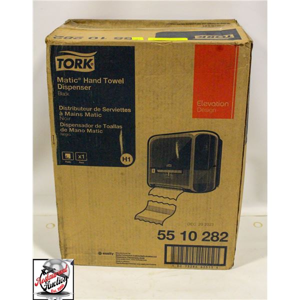 TORK MATIC HAND TOWEL DISPENSER - BLACK