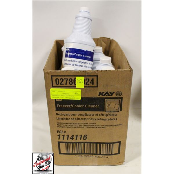 SIX 946ML BOTTLES OF KAY FREEZER / COOLER CLEANER