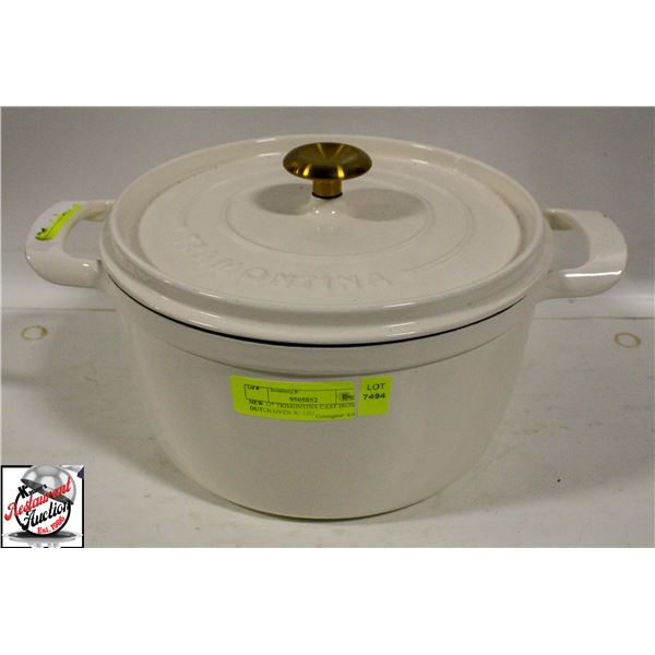 NEW 11" TRIMONTINA CAST IRON DUTCH OVEN W/ LID
