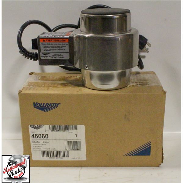 VOLLRATH CHAFING DISH HEATER 160-275W