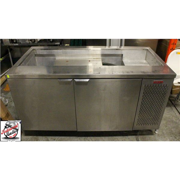 5' MKE 2 DOOR S/S REFRIGERATED PREP COOLER