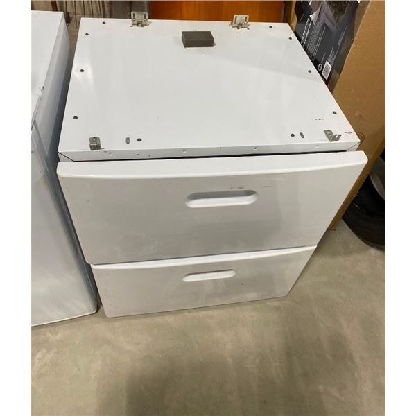 TWO 22X27IN WASHER AND DRYER DRAWER STANDS