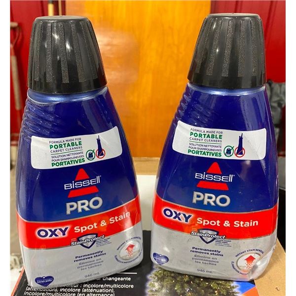 TWO BOTTLES OF OXY STAIN REMOVER