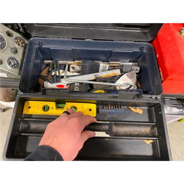 TOOLBOX WITH FEW ACCESSORIES