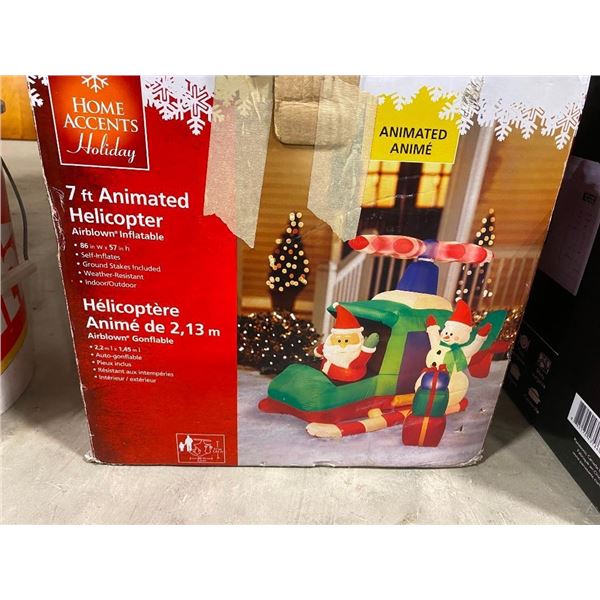 CHRISTMAS BLOW-UP LAWN DECORATION