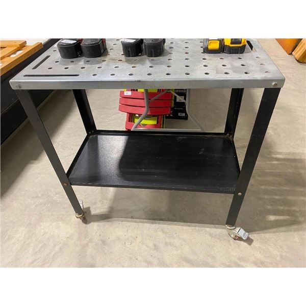 36X18X38IN ROLLING WORK TABLE