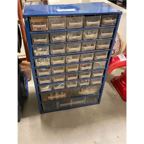 12X18IN BOLT BIN WITH CONTENTS
