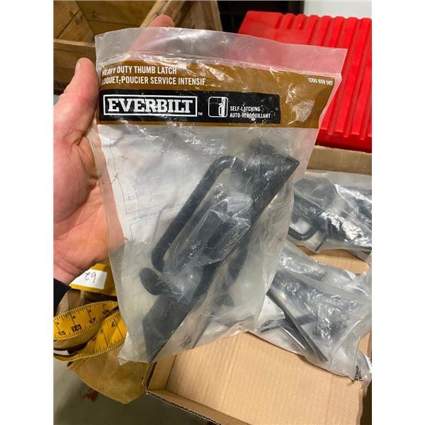 3 HEAVY DUTY THUMB LATCHES