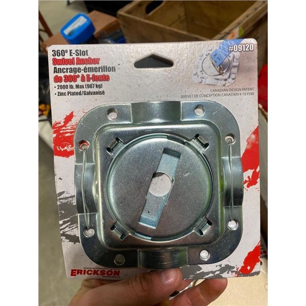 4 OF 360 DEGREE SWIVEL RATCHET ANCHORS