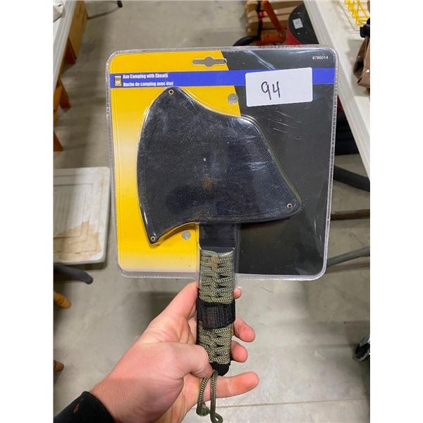 CAMPING AXE WITH GUARD