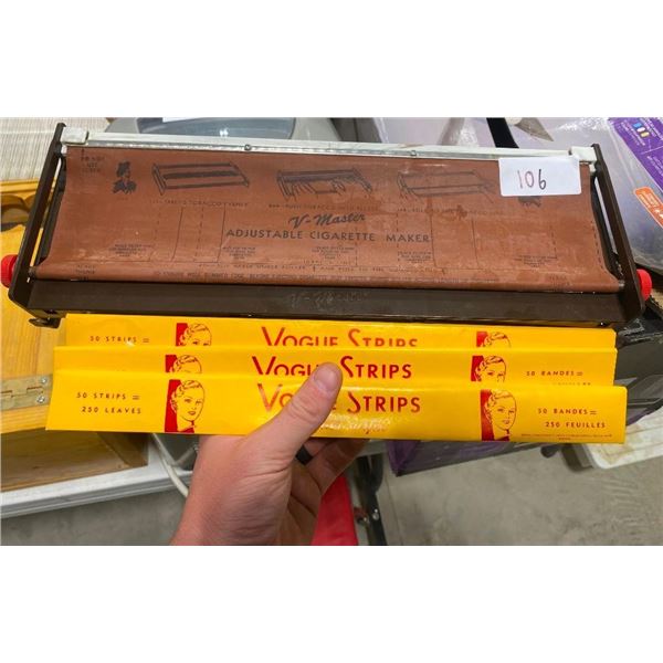 ADJUSTABLE CIGARETTE MAKER