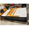 Image 1 : TWIN SIZE BED WITH HEADBOARD, MATTRESS, BOX SPRING, AND FRAME