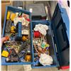 Image 1 : TOOL BOX WITH SOME ELECTRICAL ACCESSORIES
