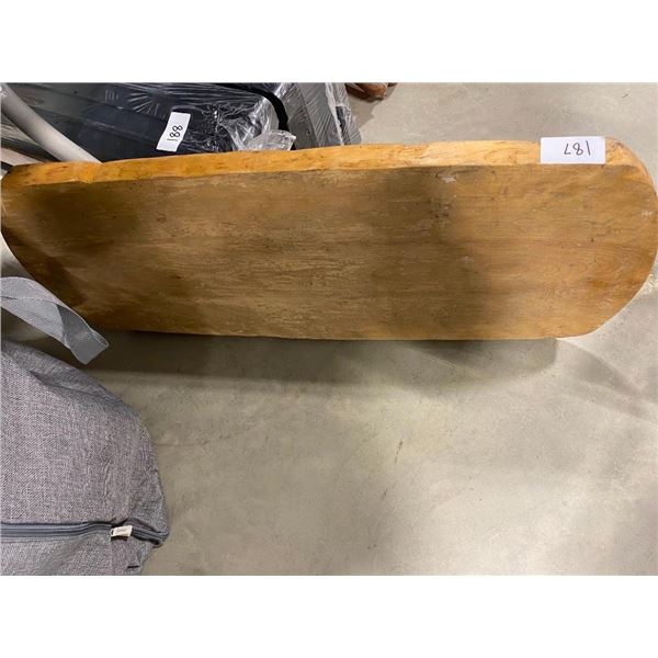 35X13.5X1IN WOODEN MANTLE PIECE