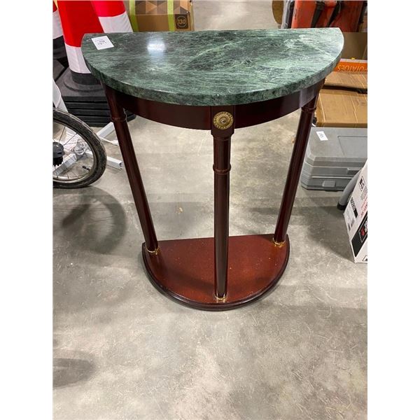 20IN HALF CIRCLE WALL TABLE END STAND