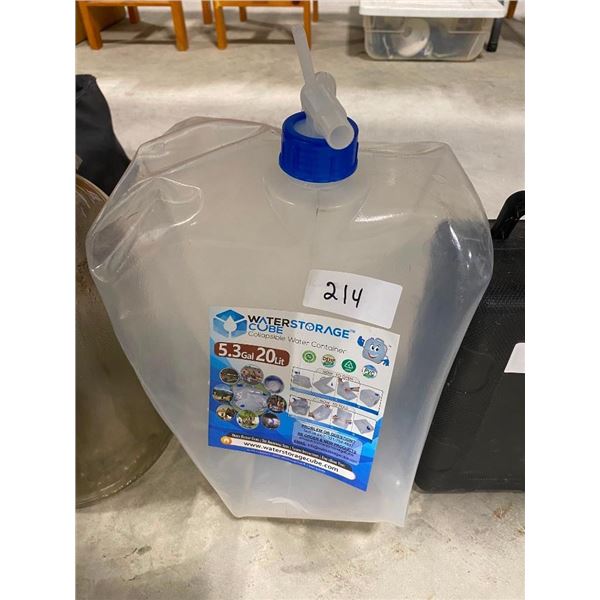5.3GAL COLLAPSIBLE WATER CONTAINER