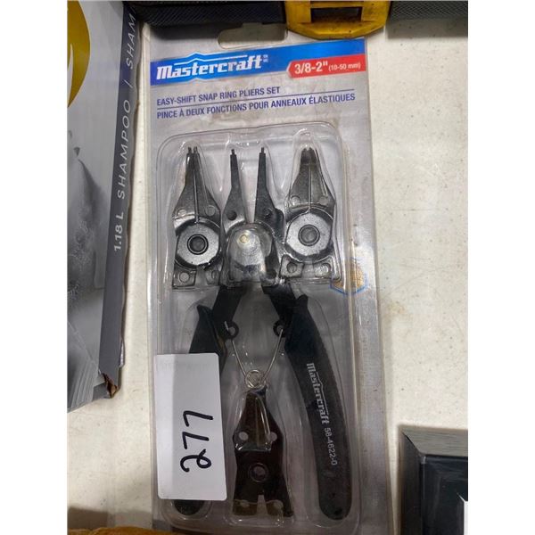 MASTERCRAFT SNAP RING PLIER SET