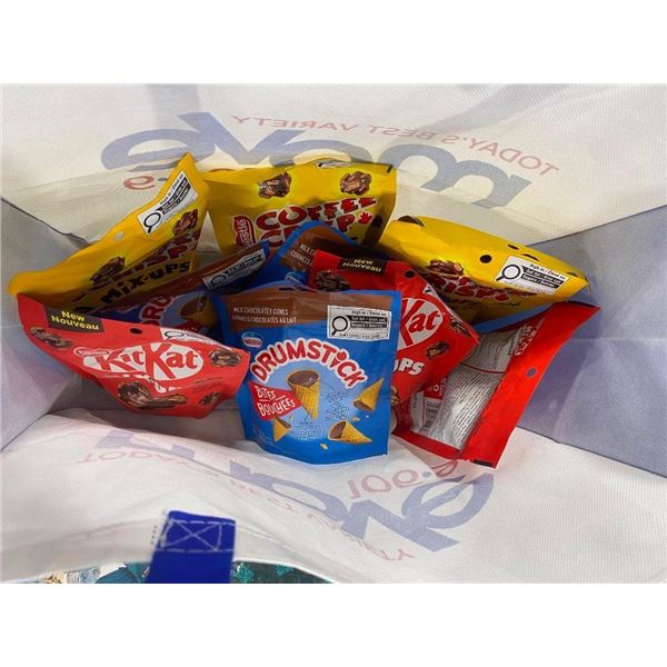 BAG OF ASSORTED CHOCOLATE SNACKS