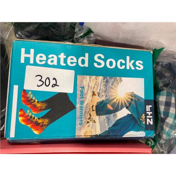 ONE PAIR OF HEATED SOCKS WITH CHARGER