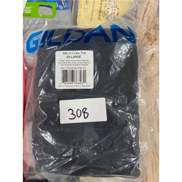 4 MENS SIZE XXL CREW TEE SHIRTS