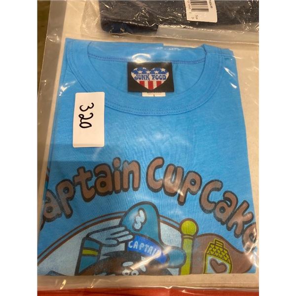KIDS SIZE L CAPTAIN CUPCAKE T SHIRT