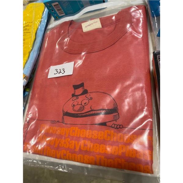 SIZE M CHEESEBURGER SHIRT