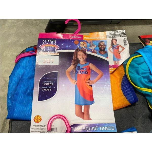 GIRLS SIZE M SPACE JAM COSTUME