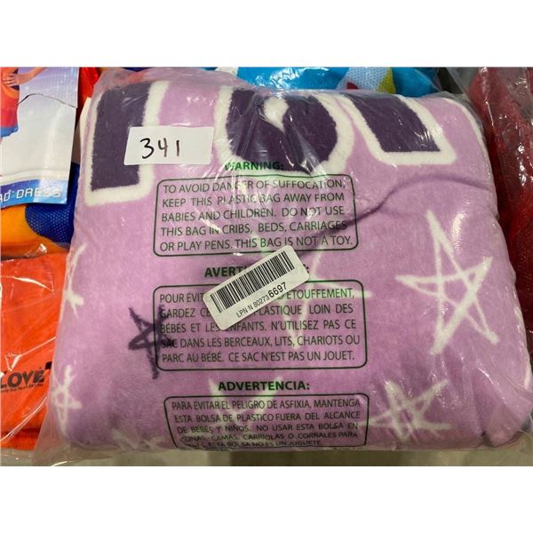 KIDS PURPLE BLANKET