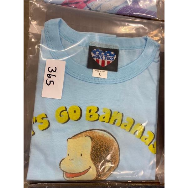 KIDS SIZE L CURIOUS GEORGE T SHIRT