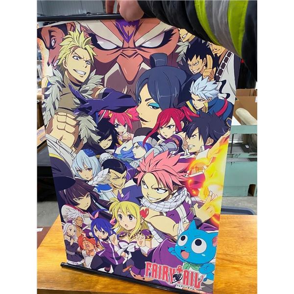 ANIME POSTER - TOP PART IS COMING OUT AS SEEN IN PIC