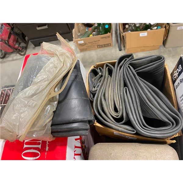 BOX LOT OF ASSORTED SIZE TUBES