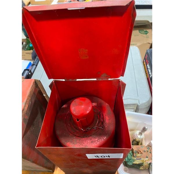 2 VINTAGE FIREPOTS