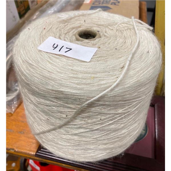 ROLL OF WHITE YARN