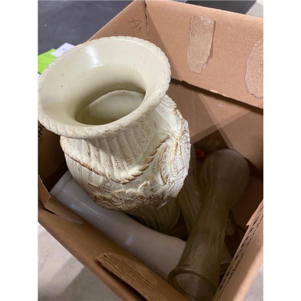 5 ASSORTED VASES
