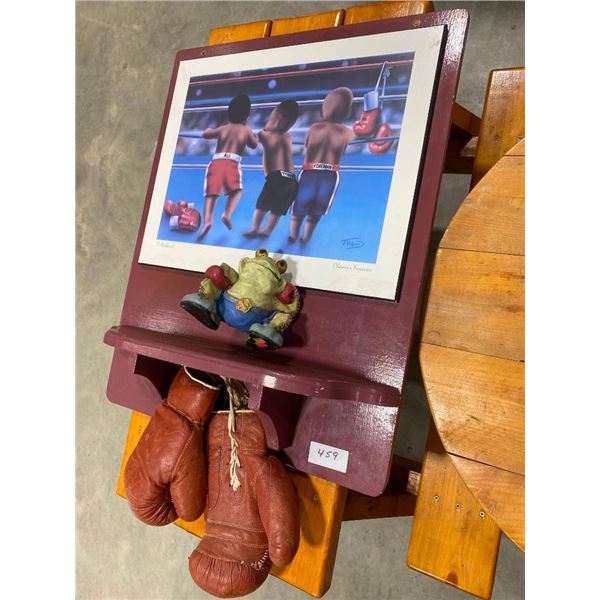 TYSON ALI FOREMAN BOX PICTURE WITH SHELF