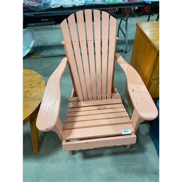 OUTDOOR WOODEN PATIO CHAIR